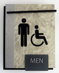 perforated metal, interior ADA